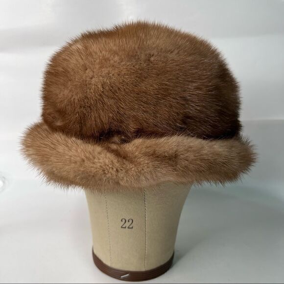 - Vincent and Bill vintage brown fur hat - Picture 2 of 10